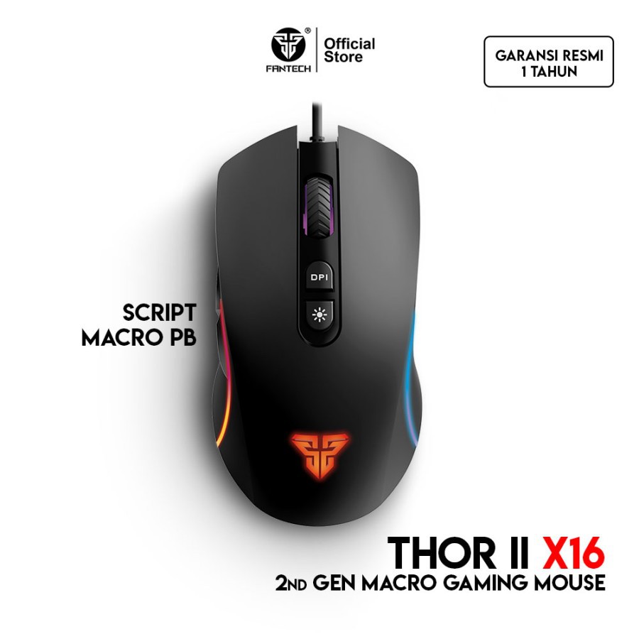 Fantech THOR II X16 Mouse Gaming PIXART
