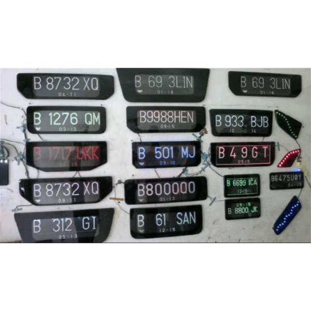 PLAT NOMOR MOBIL NYALA