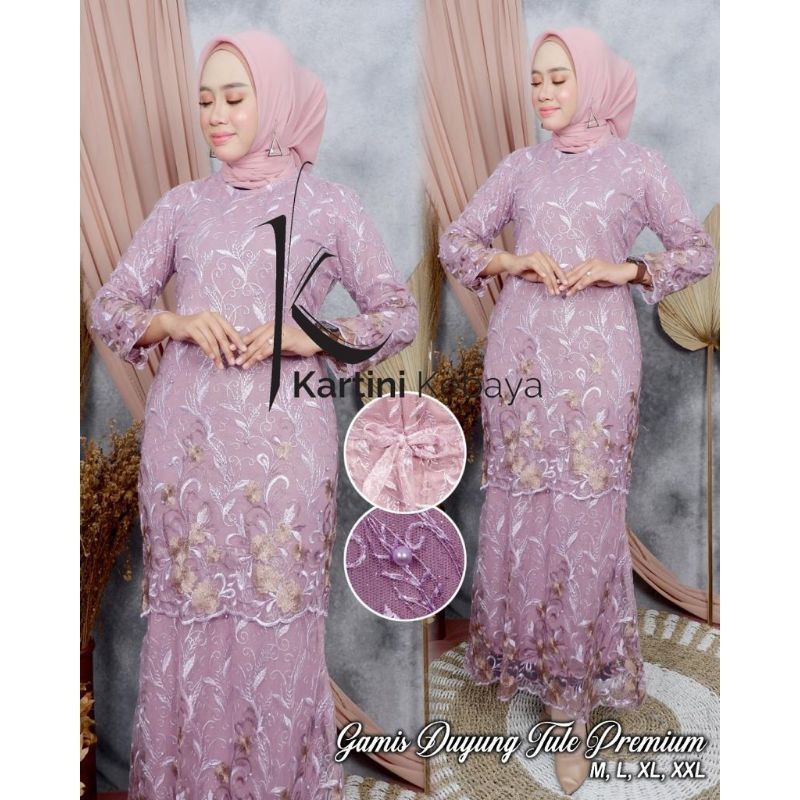 REALPICT PRODUK ORIGINAL/GAMIS DUYUNG TULLE PREMIUM/DRESS MEWAH KONDANGAN