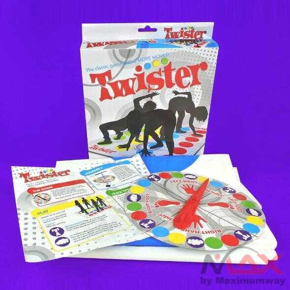 Games Tantangan cocok untuk keluarga bahagia TK Paud atau sekolah dasar Permainan untuk hiburan Twister Body Games - S180156 Games Twister Game Indoor Outdoor Toys Fun Game Twisting the body For Children Adult Sports Interactive Group Toy