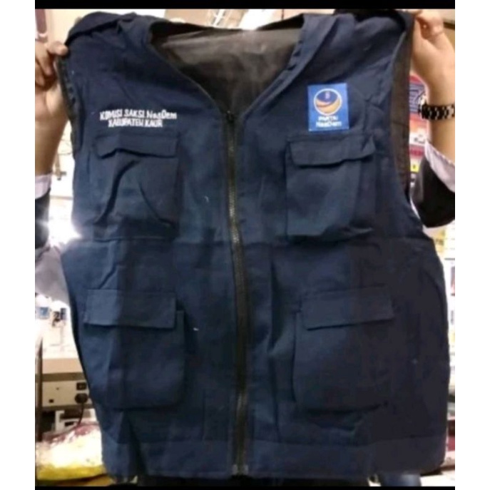 rompi nasdem#rompi partai costom nasdem