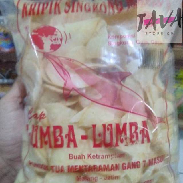 

KERIPIK SINGKONG CAP LUMBA LUMBA 500 GR / KRIPIK SINGKONG CAP LUMBA 500 GR