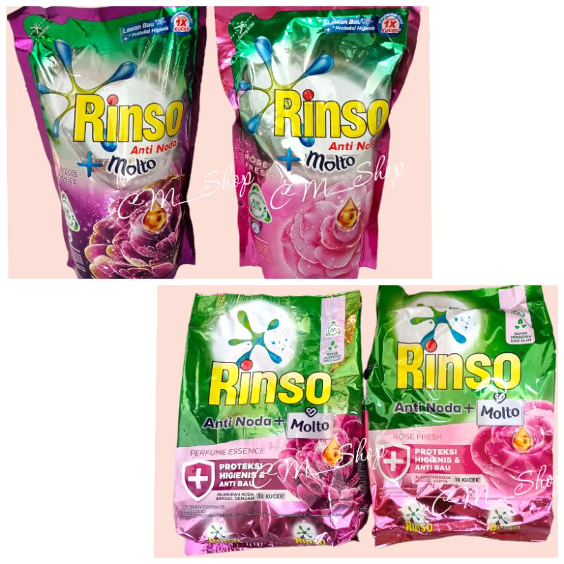 LL - RINSO CAIR 700ML RINSO BUBUK 770GR