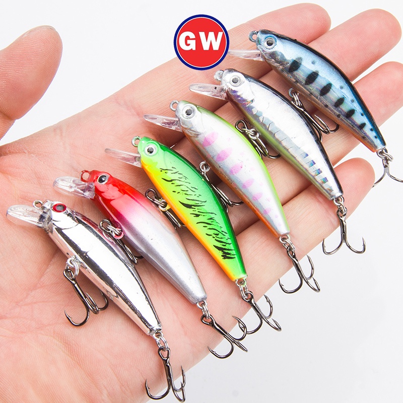 5.5cm / 6.7g Umpan Pancing Ikan Minnow Imitasi