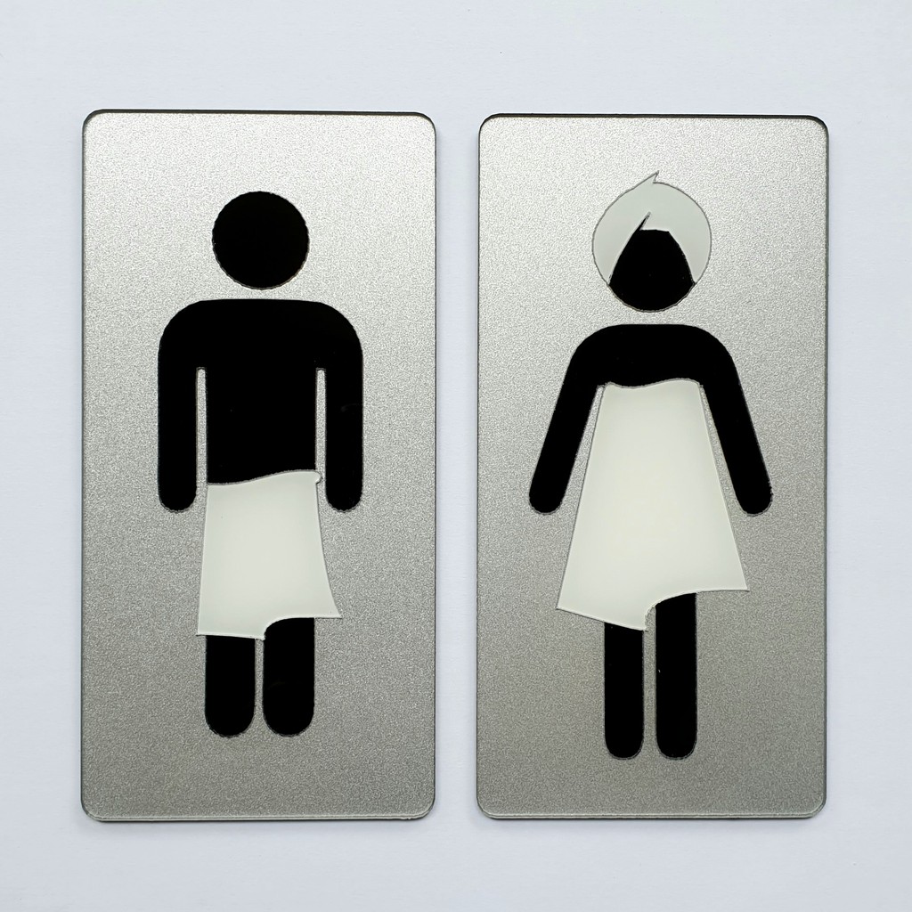 Sign Akrilik Pintu Toilet - Signage Cafe / Restaurant