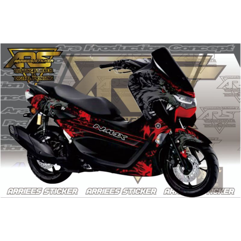 Stiker Nmax New 155 Full Body - Decal Sticker Full Body All New Nmax 155