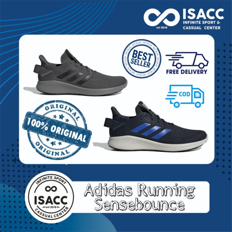 Sepatu Adidas Running Sensebounce Street + Sensebounce Street M Original BNIB Garansi Uang Kembali