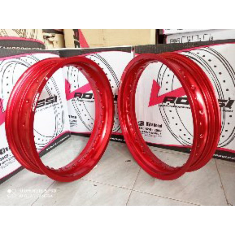 Paketan Velg Ban Supermoto KLX 150 DTRACKER 150 ring 17 Lebar Velg Tromol jari jari Ban Tubles +stel