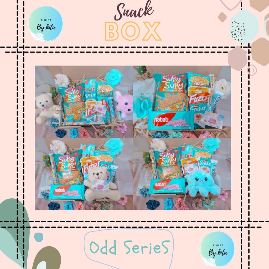 

[ READY] "ODD Series" SNACK BOX / GIFT BOX [BIRTHDAY / GRADUATION]