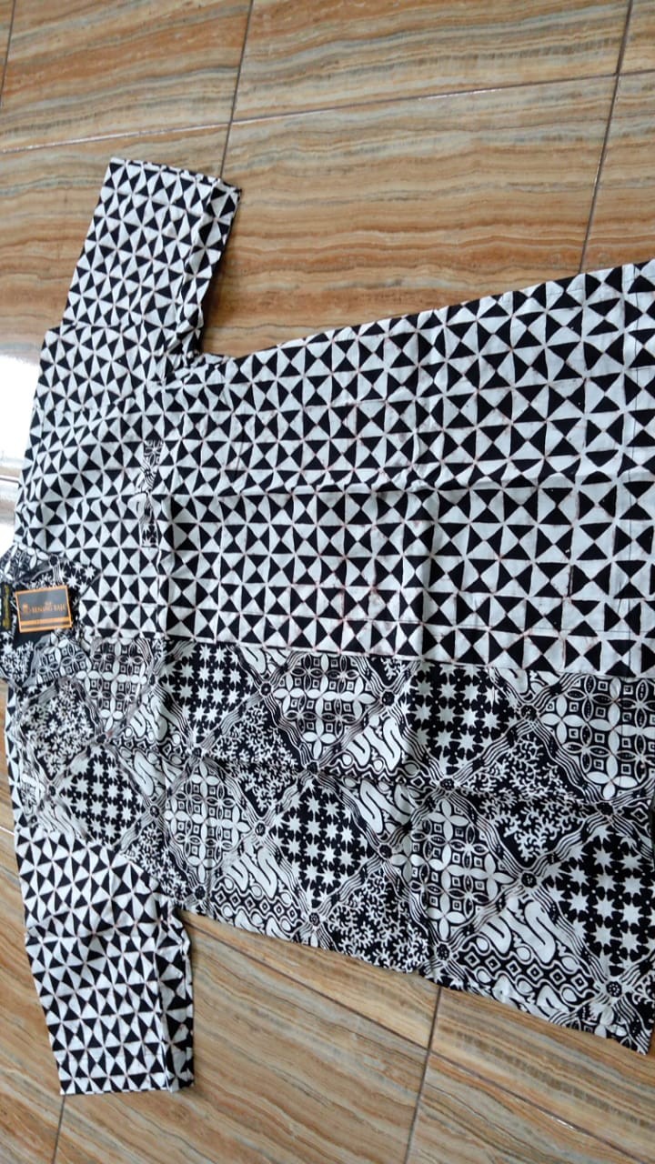 Benang Raja Kemeja Batik Pria Hem Lengan Pendek Ukuran Jumbo 2xl 3xl