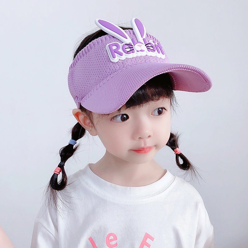 WE Topi Anak Rabbit Topi Golf Anak Rabbit Topi Anak Visor Topi Pantai Sunshade