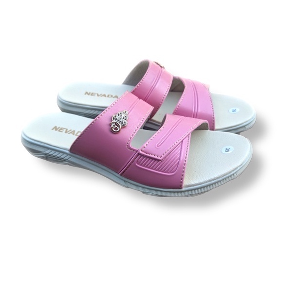 SANDAL FLAT FLIP FLOP WANITA SENDAL CEWEK SLOP RINGAN TEPLEK TREPES TERBARU NVD -21