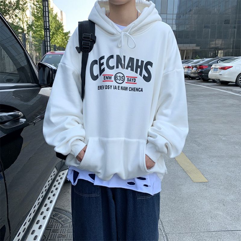 S - XXXXXL(6XL) Sweater Harajuku CECNAHS BIGSIZE / Hoodie ENW 635 SAYD JUMBO Pria Wanita Oversize Fleece Premium XXL XXXL 4L 5XL Jumper Jacket Denim Blue Orange Hitam Merah Abu Muda