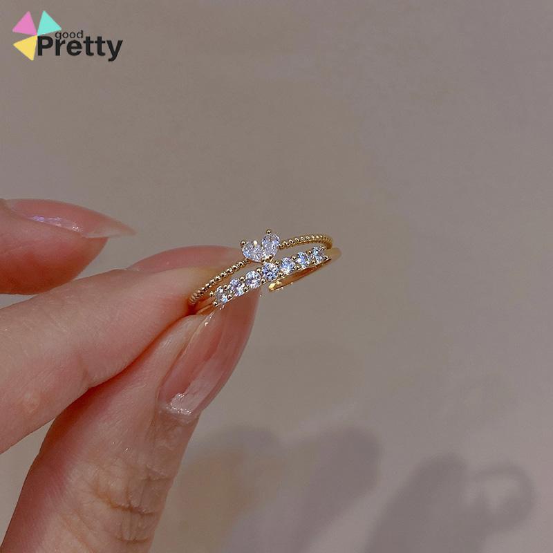 Cincin Jari Telunjuk Desain Hati Ukuran Kecil Untuk Anak Perempuan - PD