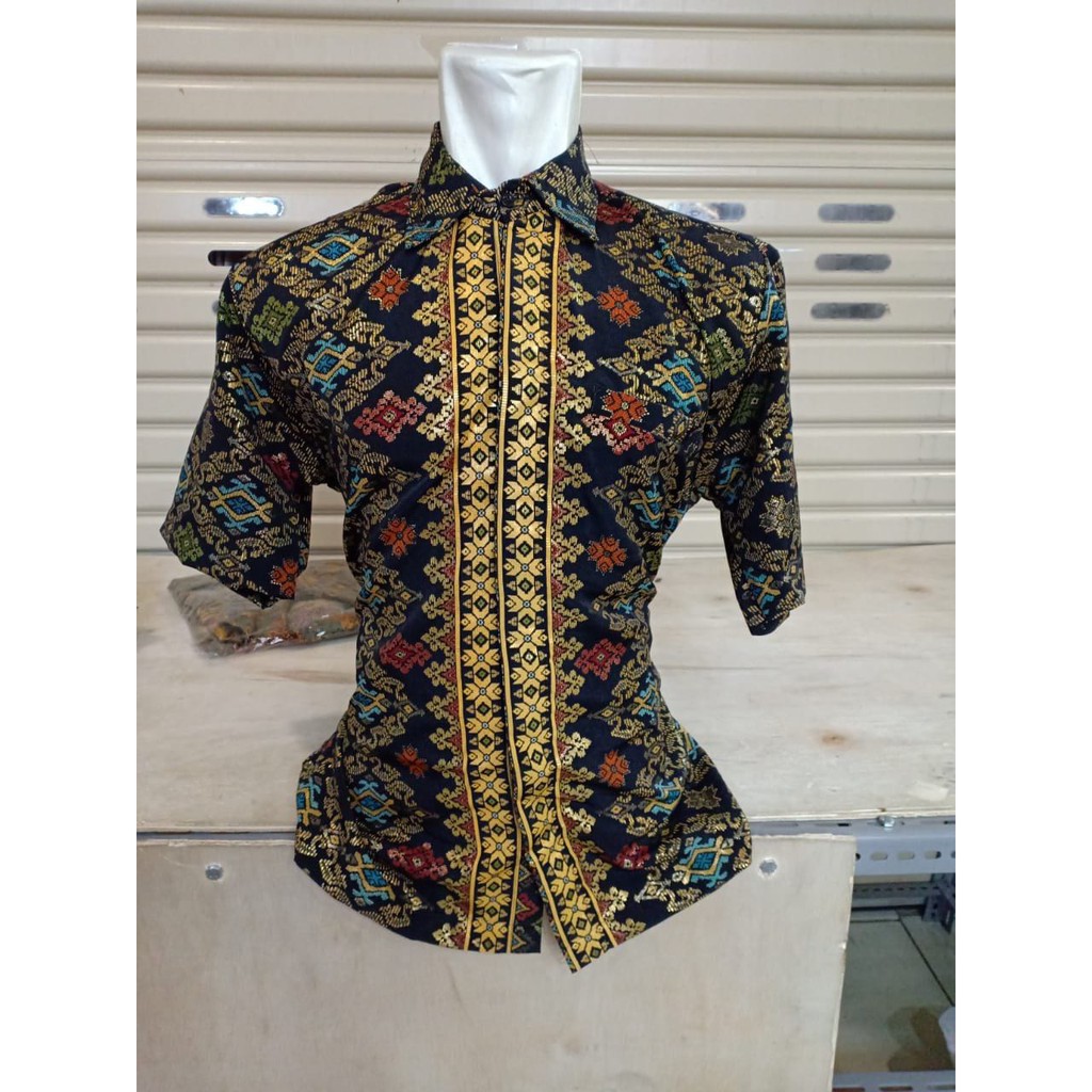 SB Collection Atasan Kemeja Ralvin Batik Modern Lengan Pendek Pria