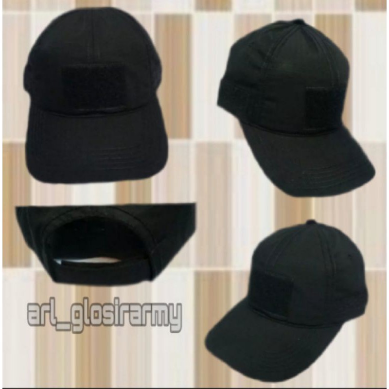 TOPI BDU TACTICAL HITAM.