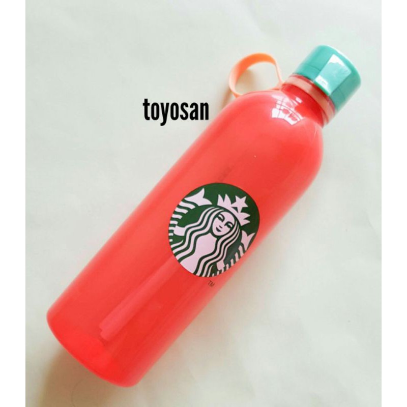 Starbucks Reusable Acrylic Water  Bottle Red