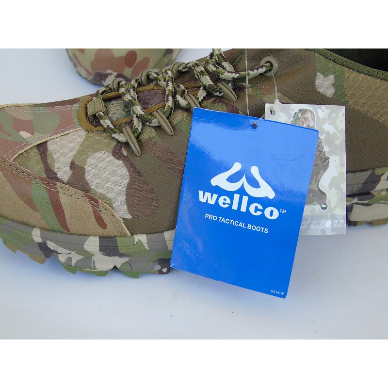 Hot Promo! SEPATU KETS KEDS PENDEK WELLCO IMPORT MULTICAM TACTICAL Baru!