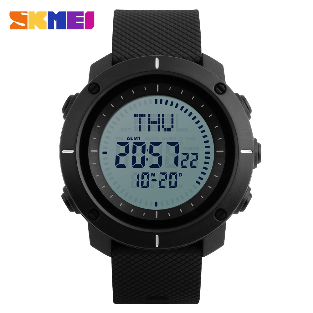 SKMEI 1216 Jam Tangan Pria Digital Compass Anti Air WATCHKITE WKOS