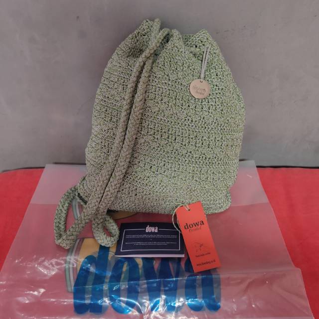 Tas rajut dowa crochet