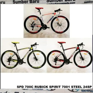 001 Sepeda  SEPEDA  BALAP  700C RUBICK  SPIRIT 24 SPEED 