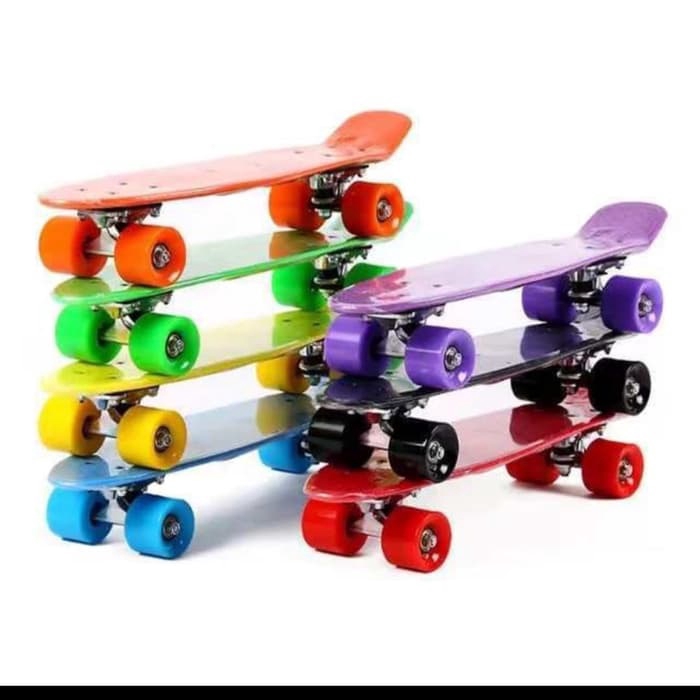 TCJ - MELUNCUR SKATEBOARD PENNY BOARD ADA LAMPU DI RODA 22 INCH dan 29 INCH KEREN PASTI