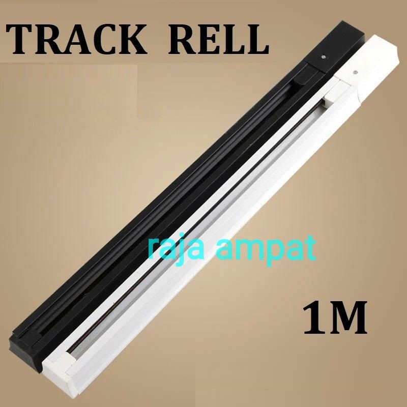 Lampu Rell Track Led Spotlight led sorot Lampu Sorot Tracklight Rel Spotlight hitam