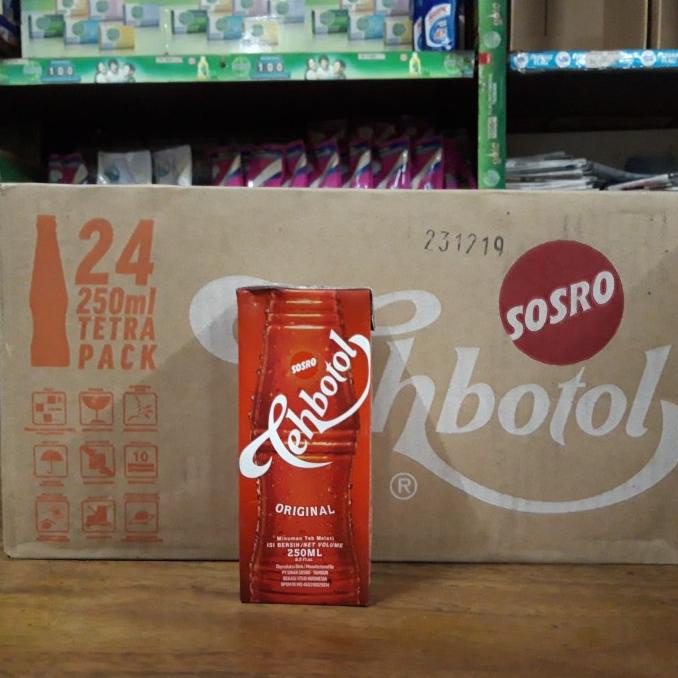 

[ COD ] Teh botol teh kotak sosro 250 ml 1 dus isi 24 kotak FREE ONGKIR Kode 788