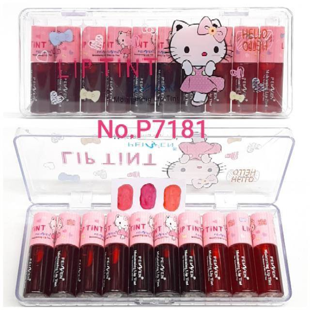 ECER NEW LIPTINT PEIYEN HELLO KISSY PNF MINI MOISTENING LI11PTIN WATER SENSATION