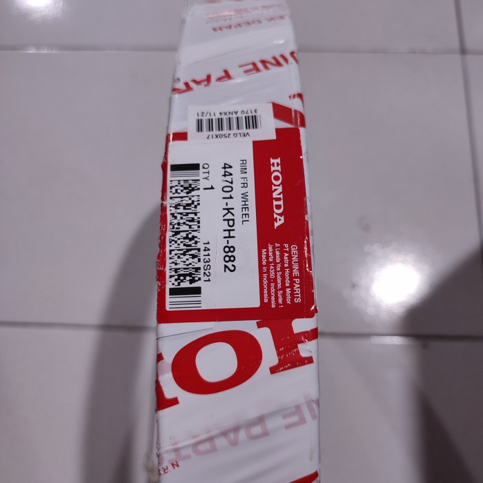 VELG DEPAN 140X17 KHARISMA SUPRA X 125 REVO FI ORIGINAL AHM