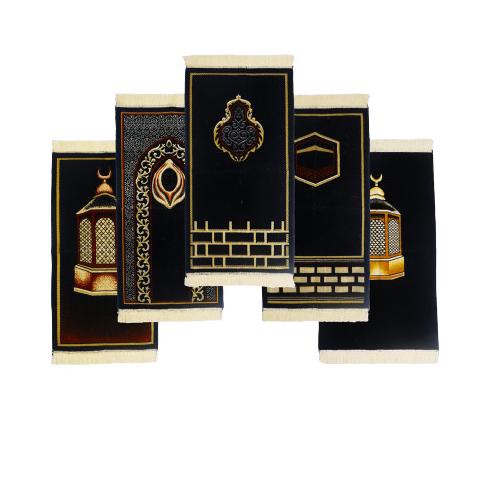 favorit] SAJADAH TURKI HITAM KISWAH PREMIUM UKURAN SEDANG