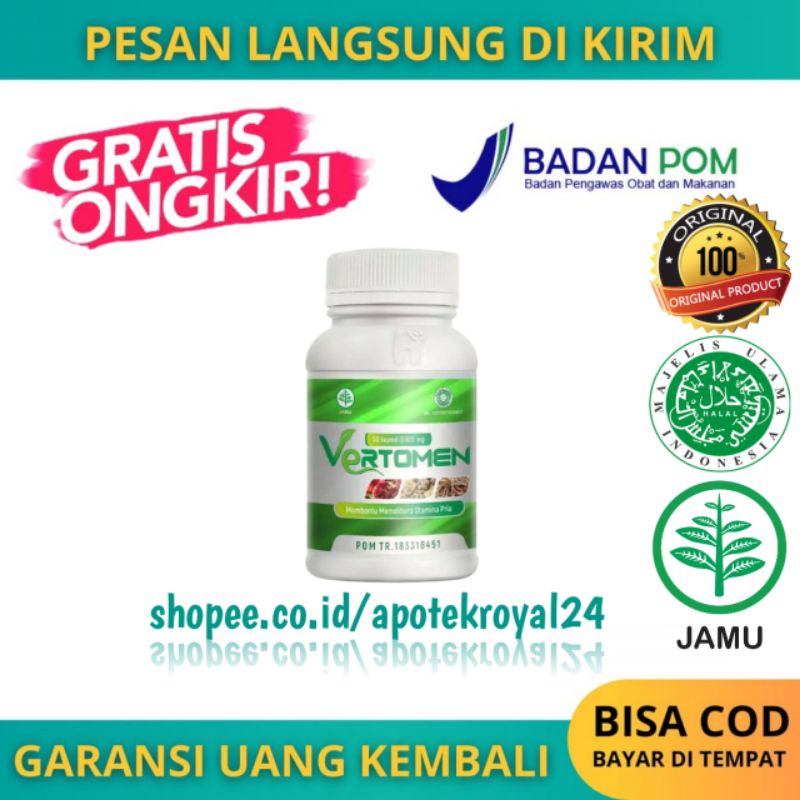 VERTOMEN OBAT HERBAL PENYUBUR PRIA
