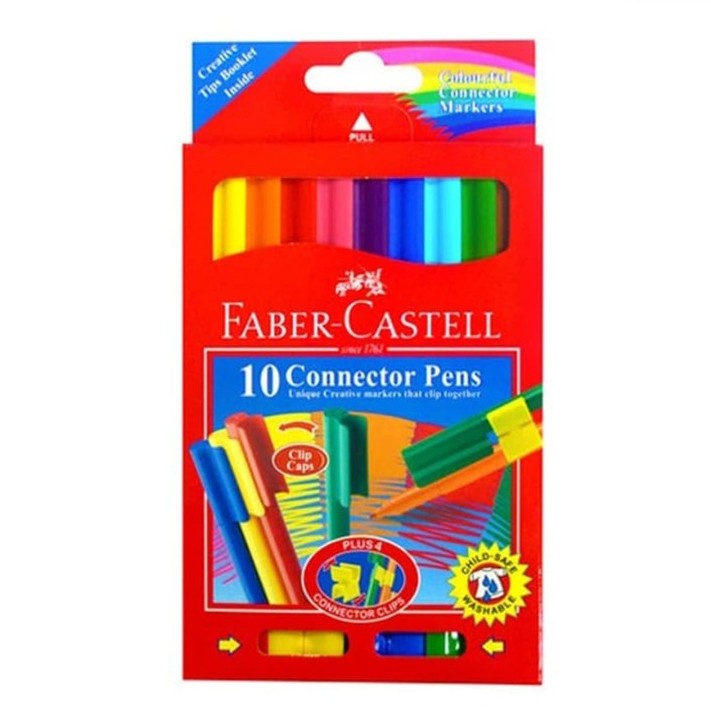 

CONNECTOR PEN | SPIDOL FABER CASTELL 10 WARNA