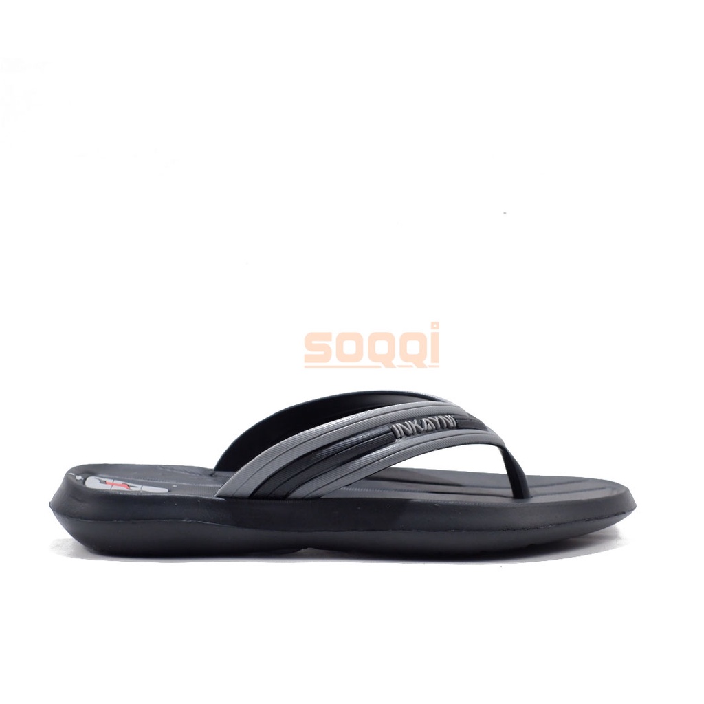 Sendal japit pria karet import ori sandal jepit cowok dewasa ringan model flat branded Soqqi INKAYNI 6008 X promo cod murah 39-44