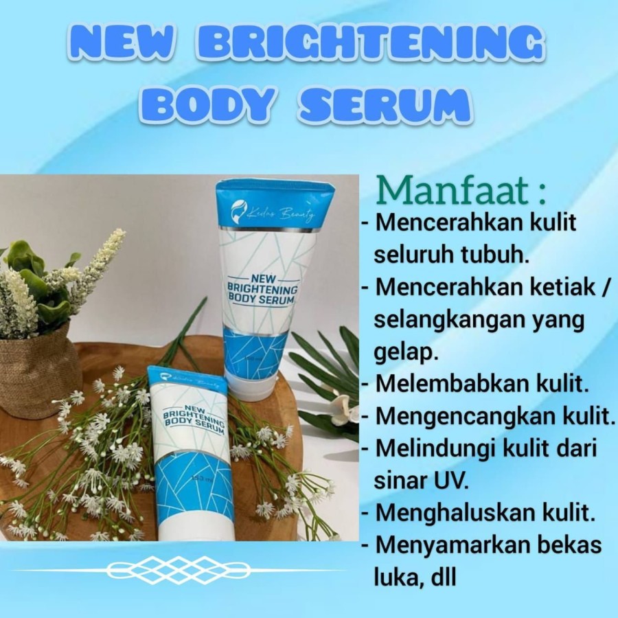 Kedas Beauty Body Serum Pemutih Original Kemasan Baru