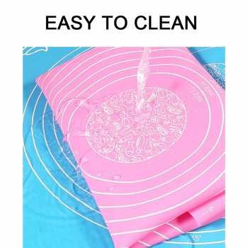 OneTwoCups Mat Alas Adonan Kue Fondant Silikon - Pink