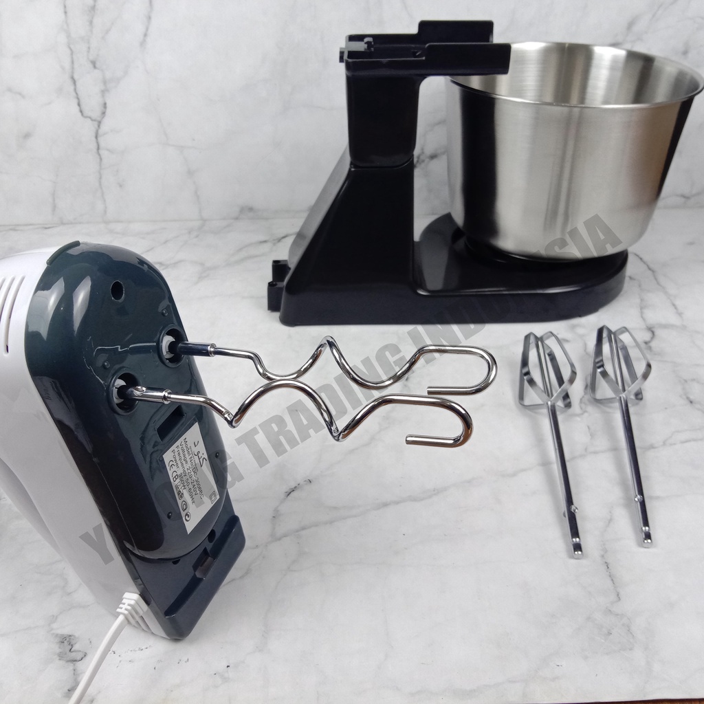 Hand Stand Mixer 7 Speed Kocokan Adonan Telur Elektrik Serbaguna