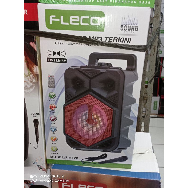 (COD) SPEAKER FLECO F-6120 BLUETOOTH F-6120 FREE MIC