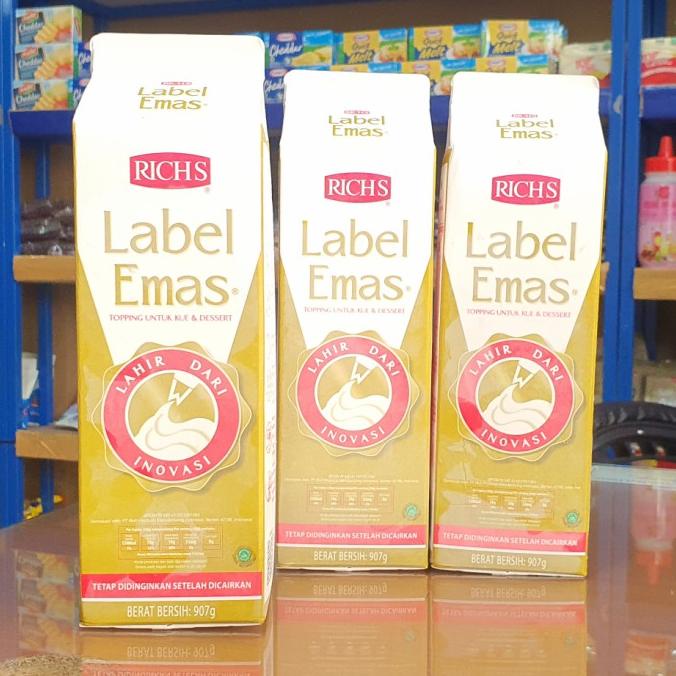 

(BISA COD) Rich Gold Label 900Gr HEMAT Kode 527