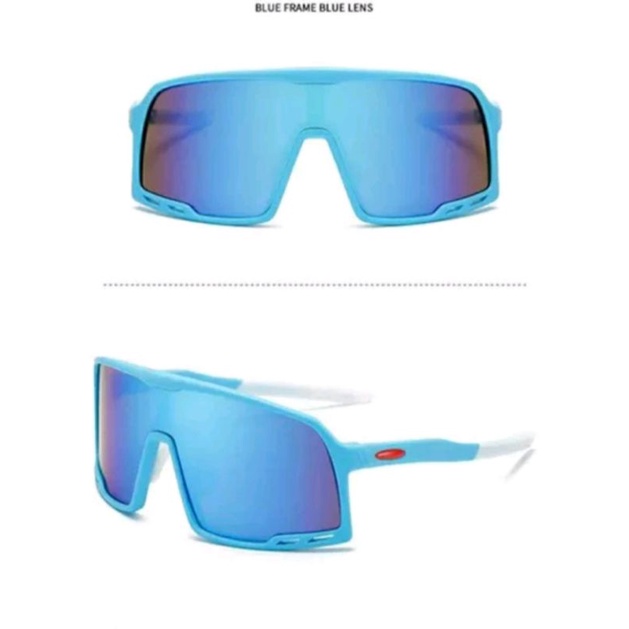 Kacamata Sepeda Gowes Bicycle glasses Kacamata Sport Biru 9321