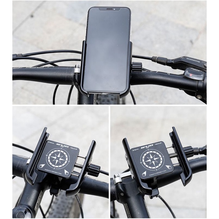 Holder GUB P40 Alluminium Alloy Phone Holder 360 Rotasi Dudukan Ponsel