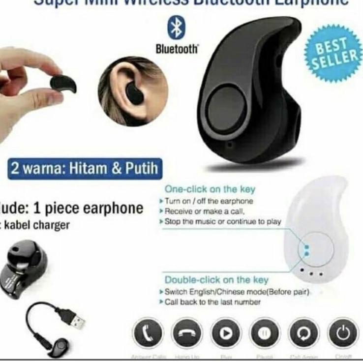 PIMT Headset Henset headset handset handset bloetooth blututh blotuth Bt Keong S530 Bluetooth Mini Stereo Pas di Telinga / kuping Bentuk Keong ywkq570