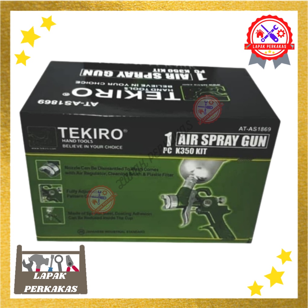 SPRAY GUN TEKIRO K350 KIT SEMPROTAN CAT TEKIRO K 350 KIT