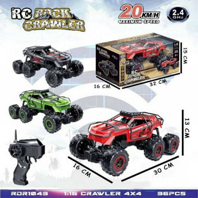 MURAH RDR1042 RDR1043 RC Sander Monster Jeep Offroad Off Road Pasir Mainan Anak Mobil Remote Control RADAR