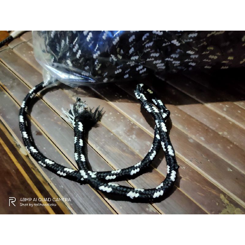 tali gunung 6 mm / tali kur motif 6 mm / tali pursik 6 mm