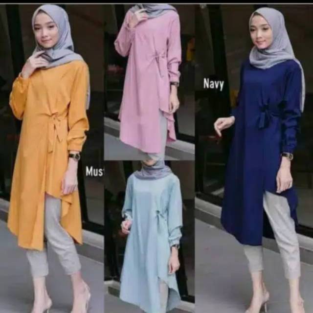 Tunik Lidya Tali samping