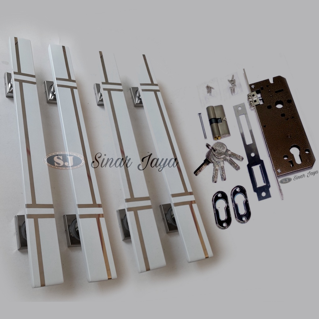 set gagang tarikan pintu rumah minimalis handle pintu stainliss