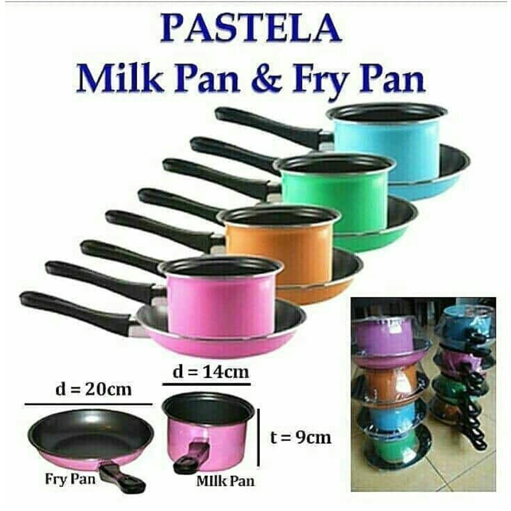 PASTELA FRYPAN MILKPAN SET