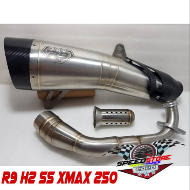 knalpot R9 h2 ss xmax 250