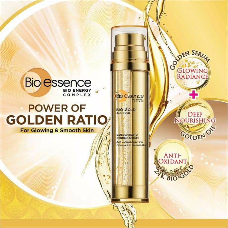 Bio Essence Bio Gold 24k golden ratio double serum